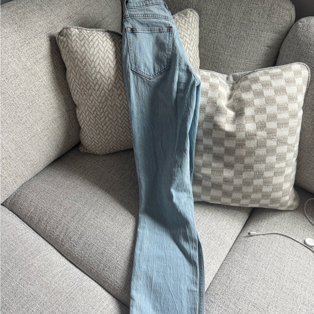 Abercrombie and fitch ultra high rise 90s straight leg denim size 24 - Picture 5 of 6
